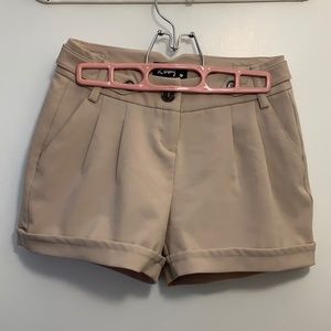 👜TAN SHORTS👜